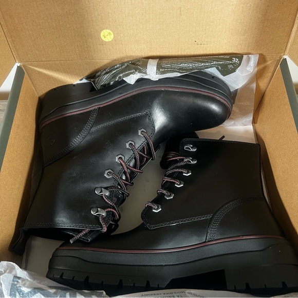 Timberland Malynn EK+ Waterproof Lace Up Jet Black Women’s Boot Size 9 #B1380A - Picture 10 of 10
